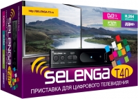 Ресивер, цифровая ТВ приставка DVB-T2 Selenga T40